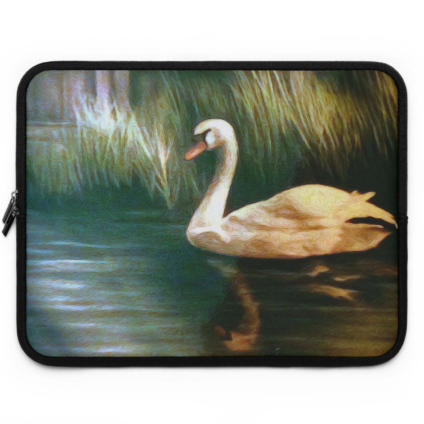 Swan Painting Laptop Sleeve