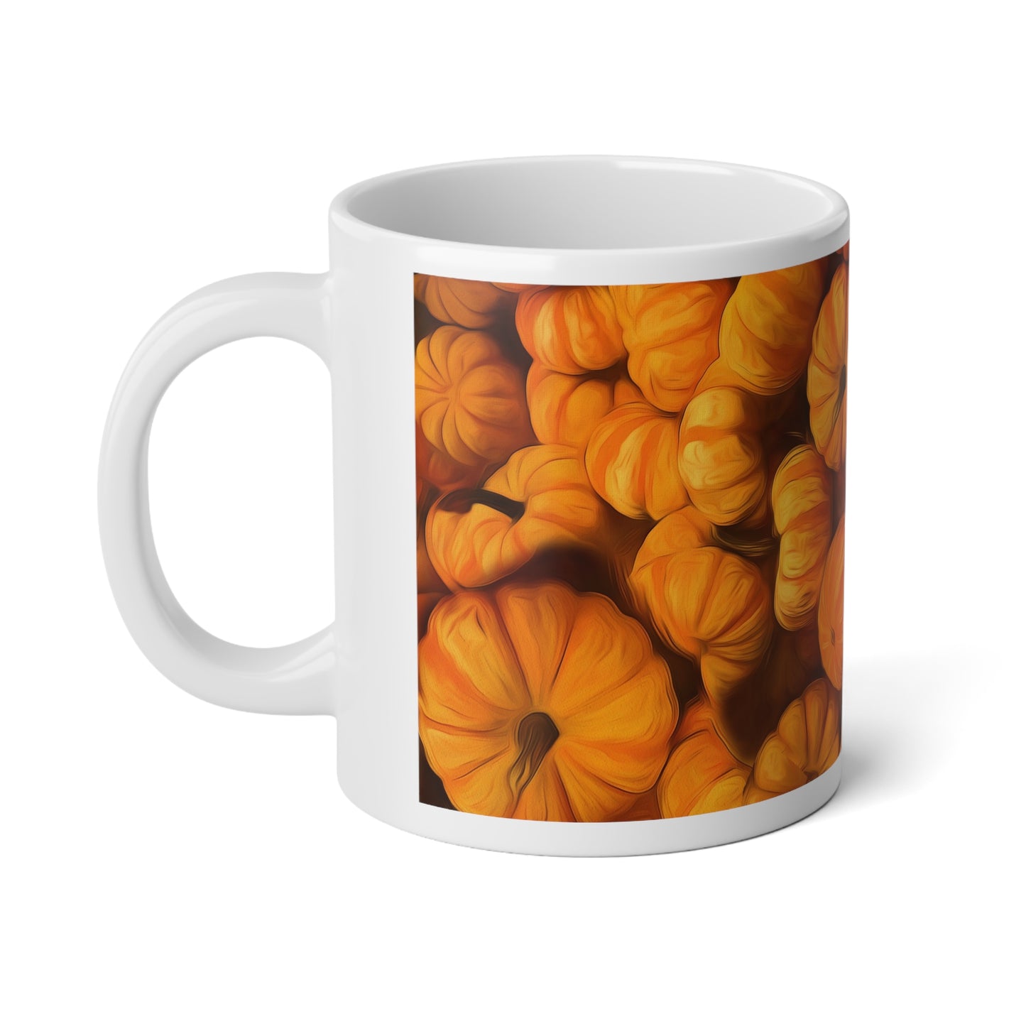 Mini Pumpkins Jumbo Mug, Cozy Fall Coffee Cup, Halloween Decor, Seasonal Gift, Thanksgiving Drinkware