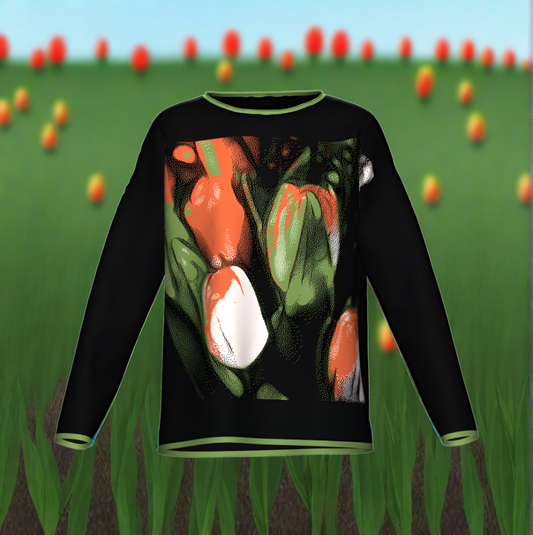 Pink Tulips Sweater