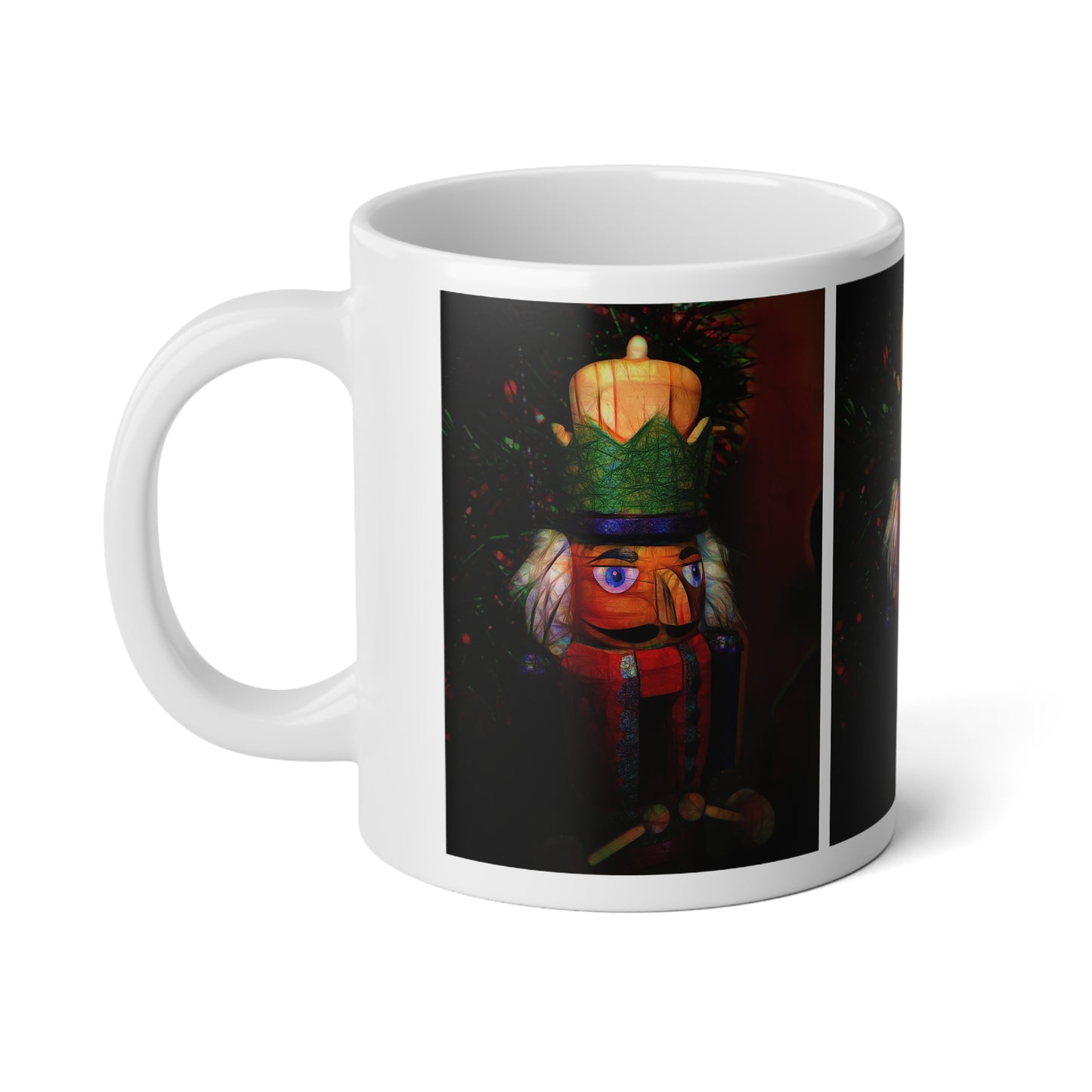 Nutcracker Christmas Mug — 20oz Jumbo Holiday Coffee Cup