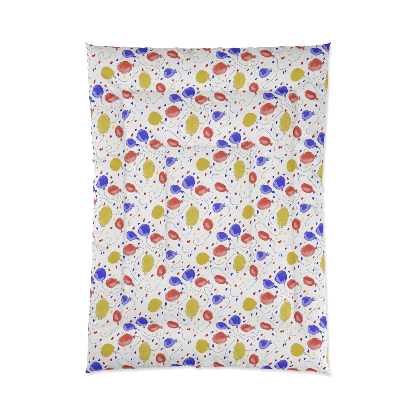 Balloon Pattern Comforter — Kids & Teen Playful Polka Dot Bedding