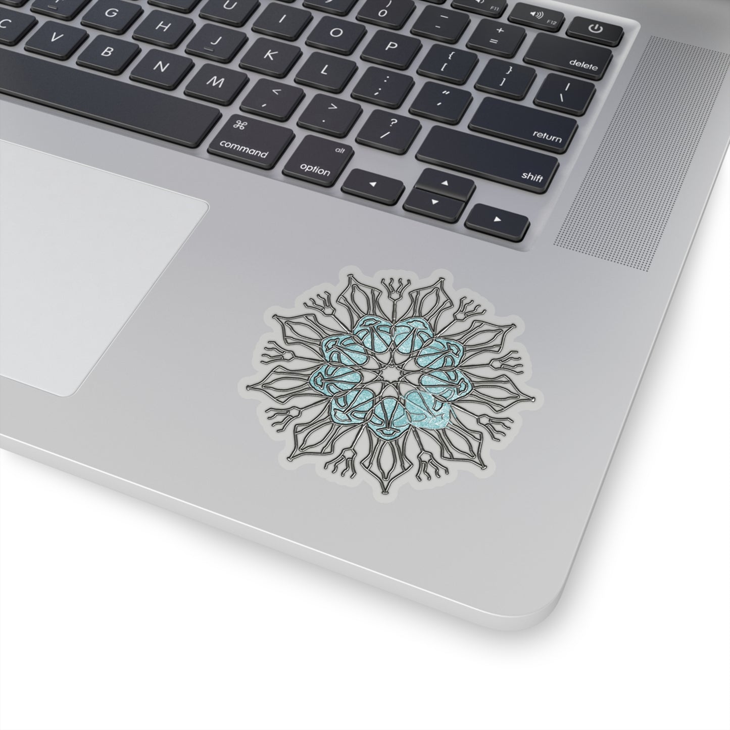 Snowflake Mandala Kiss-Cut Stickers