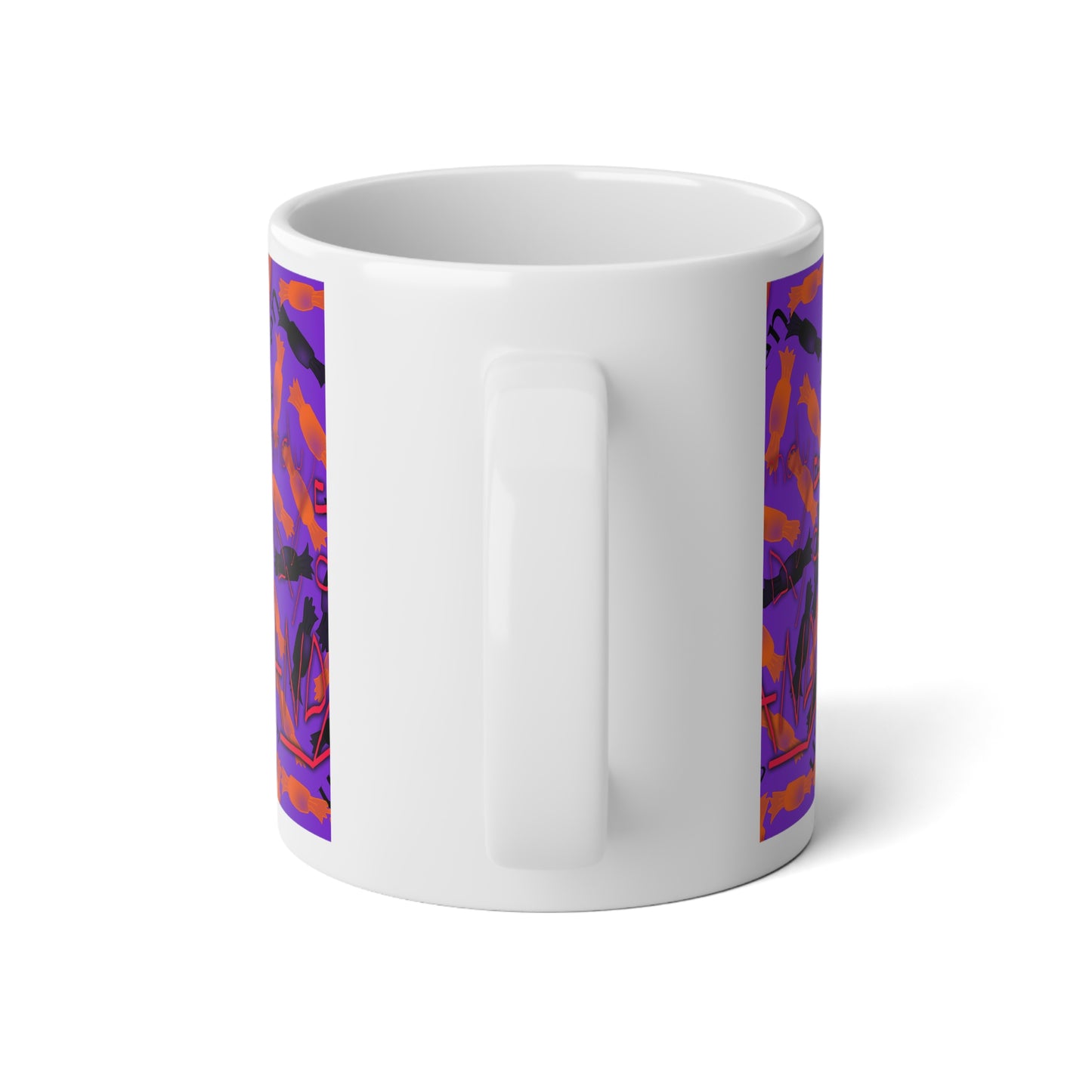 Halloween Candy Jumbo Mug, 20oz | Spooky Candy Vibes | Fall Decor, Halloween Gift, Coffee Lover's Mug, Pumpkin Spice Cup, Unique Kitchenware