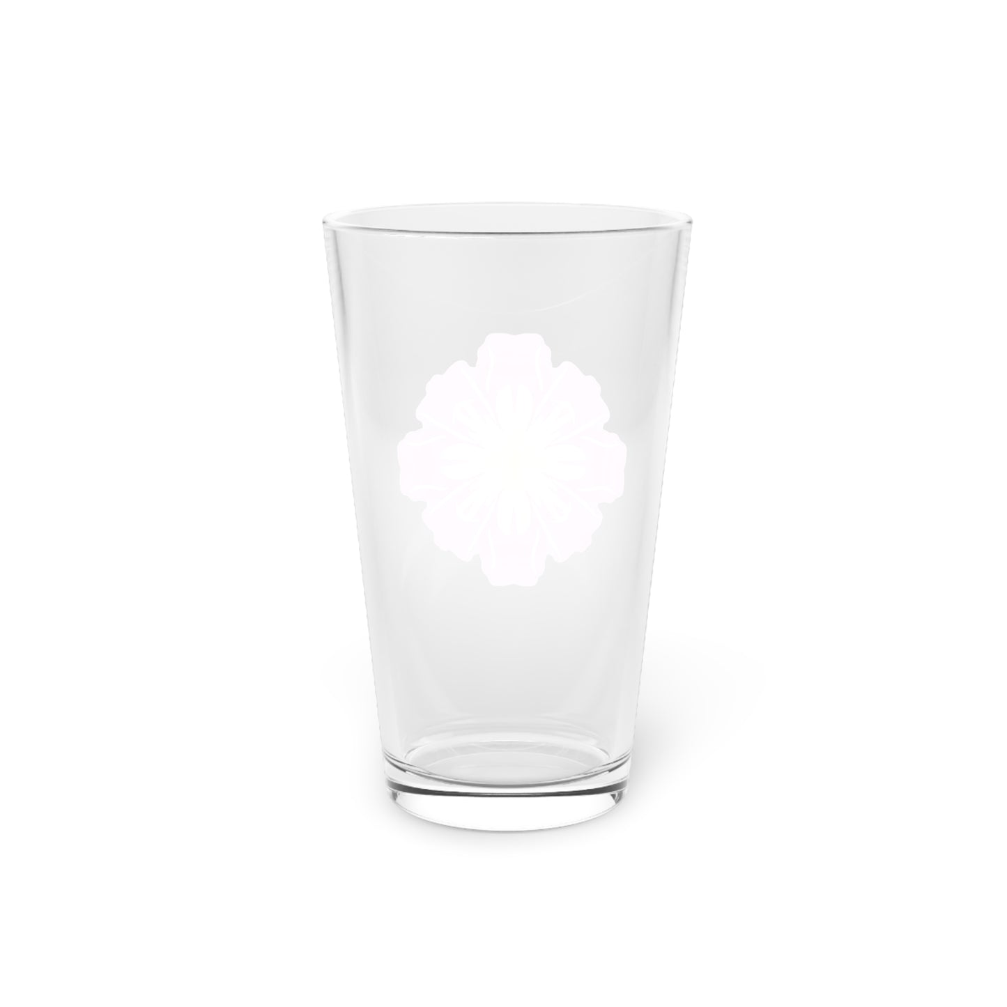 Fanciful Flowers 3 Pint Glass, 16oz