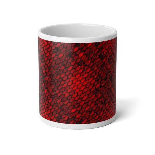 Red Dragon Scales Jumbo Mug | 20oz Coffee Cup, Unique Gift for Animal Lovers, Bold Décor, Perfect for Home & Office, Perfect for [...]