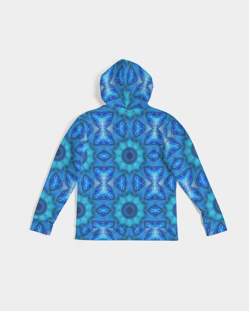 Blue Ocean Kaleidoscope Men's All-Over Print Hoodie