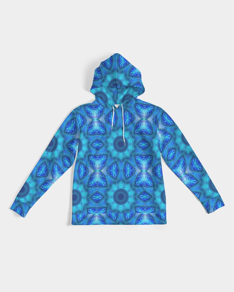 Blue Ocean Kaleidoscope Men's All-Over Print Hoodie