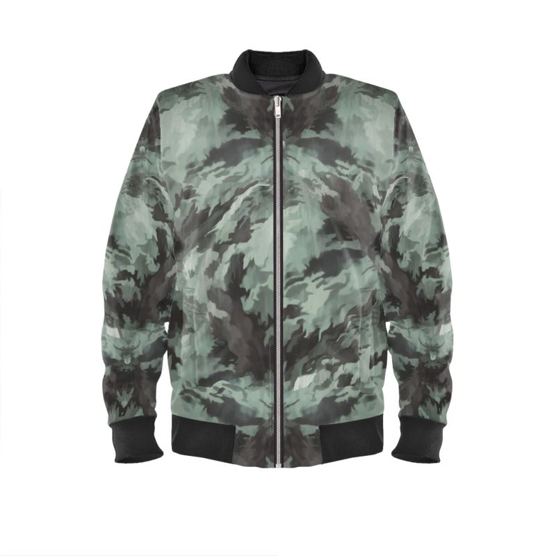 Green Camo Men's Bomber Jacket