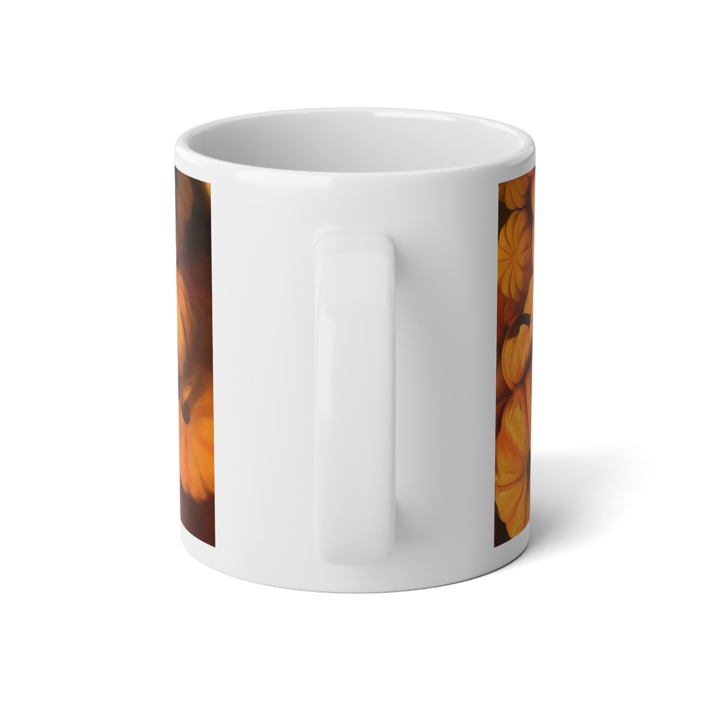 Mini Pumpkins Jumbo Mug, Cozy Fall Coffee Cup, Halloween Decor, Seasonal Gift, Thanksgiving Drinkware