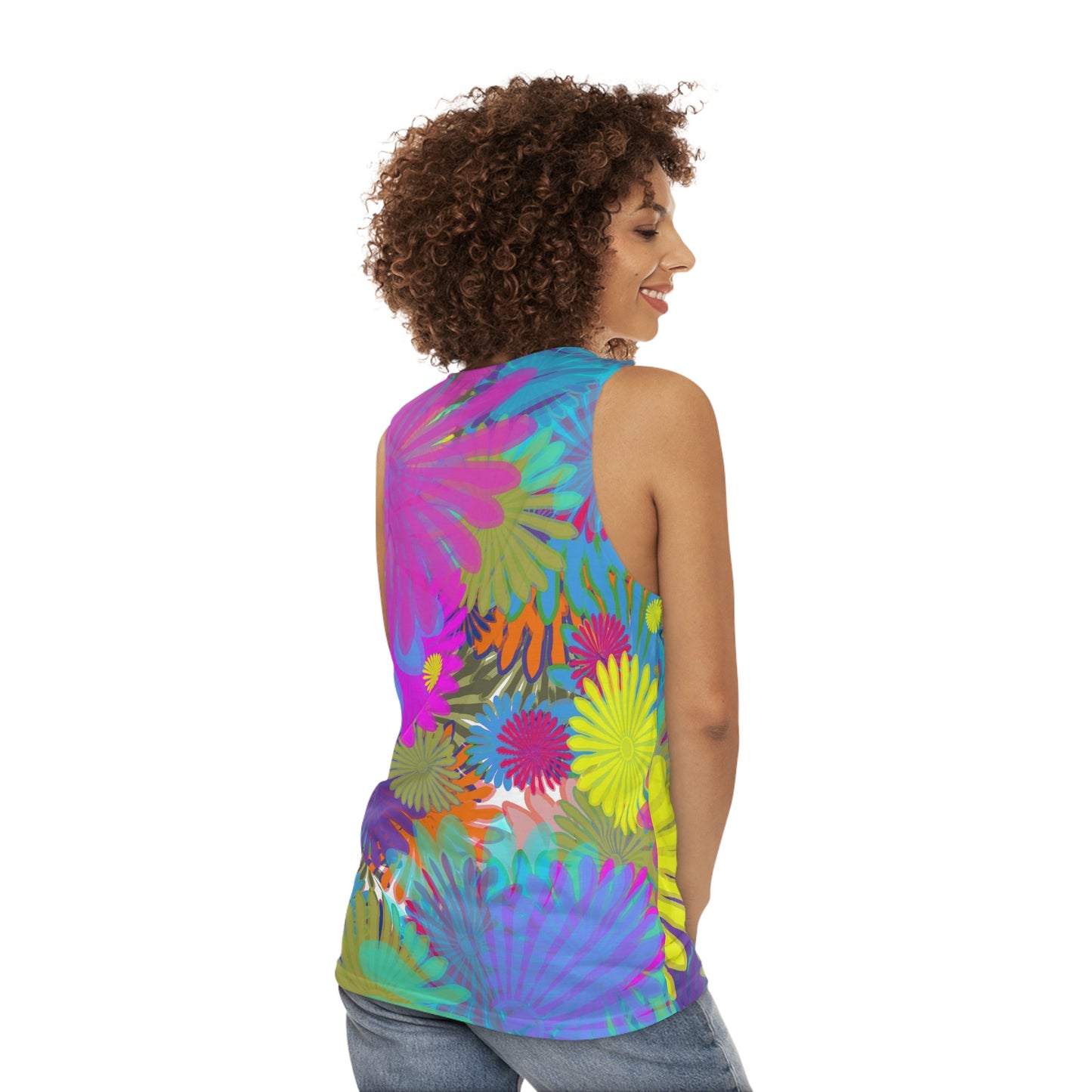 Daisy Festival Unisex Tank Top (AOP)