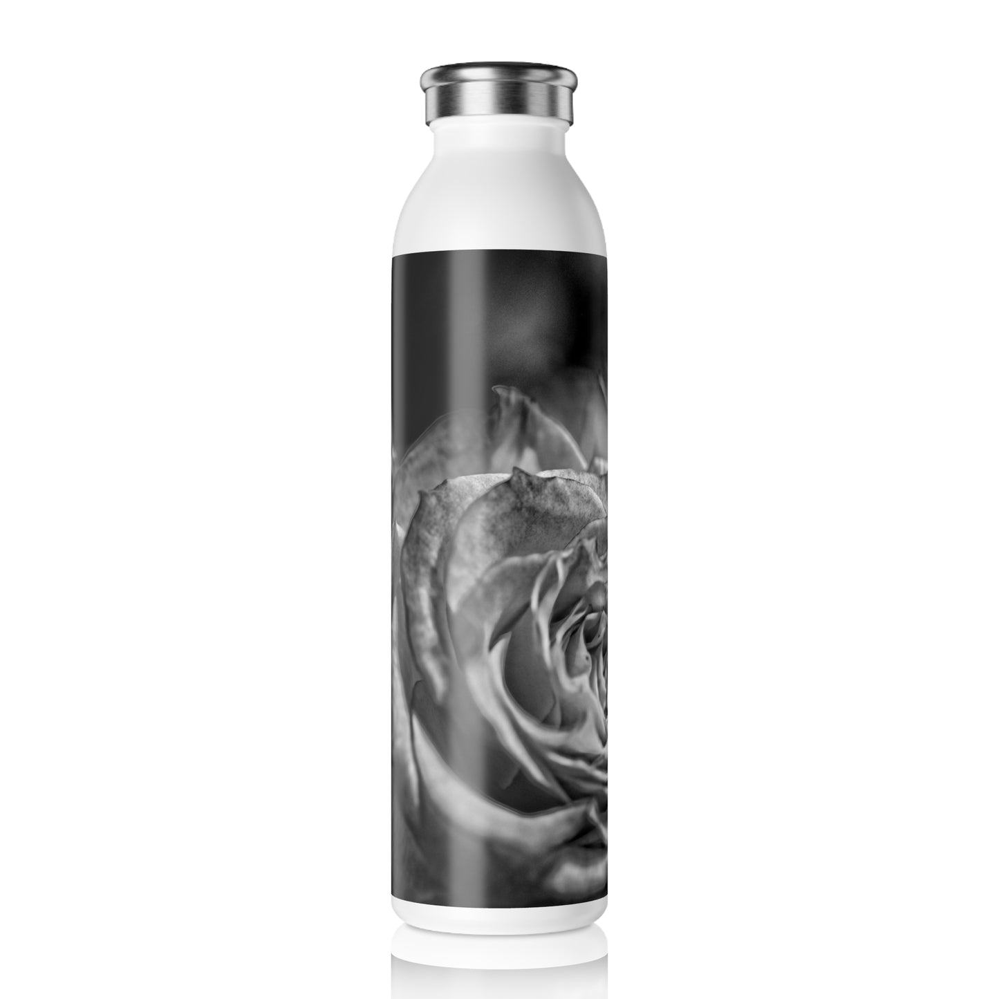 Black and White Tea Roses Slim Water Bottle - Floral Design, Eco-Friendly Hydration, Perfect for Gym, Yoga, Travel, Gifts for Her, Black and White Rose [...]