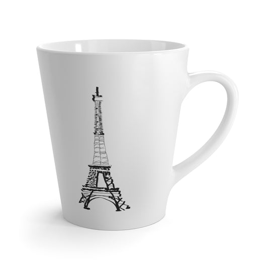 Eiffel Tower Latte Mug