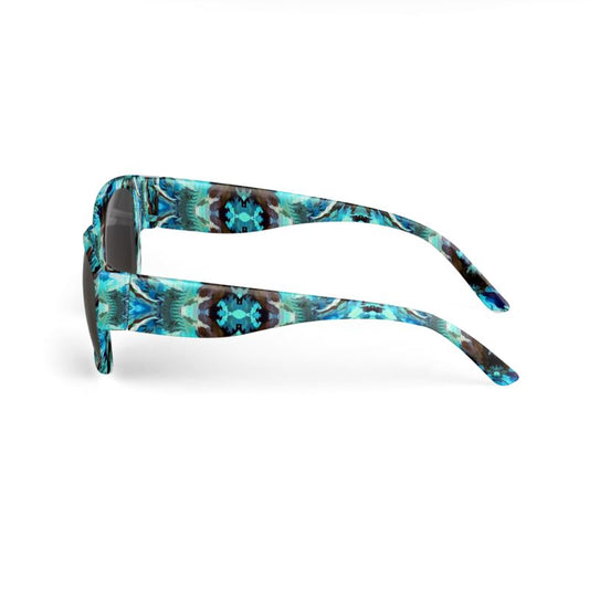 Blue Camo Sunglasses