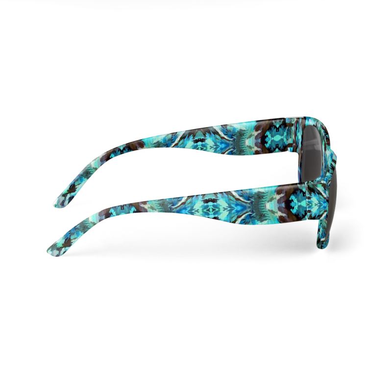 Blue Camo Sunglasses
