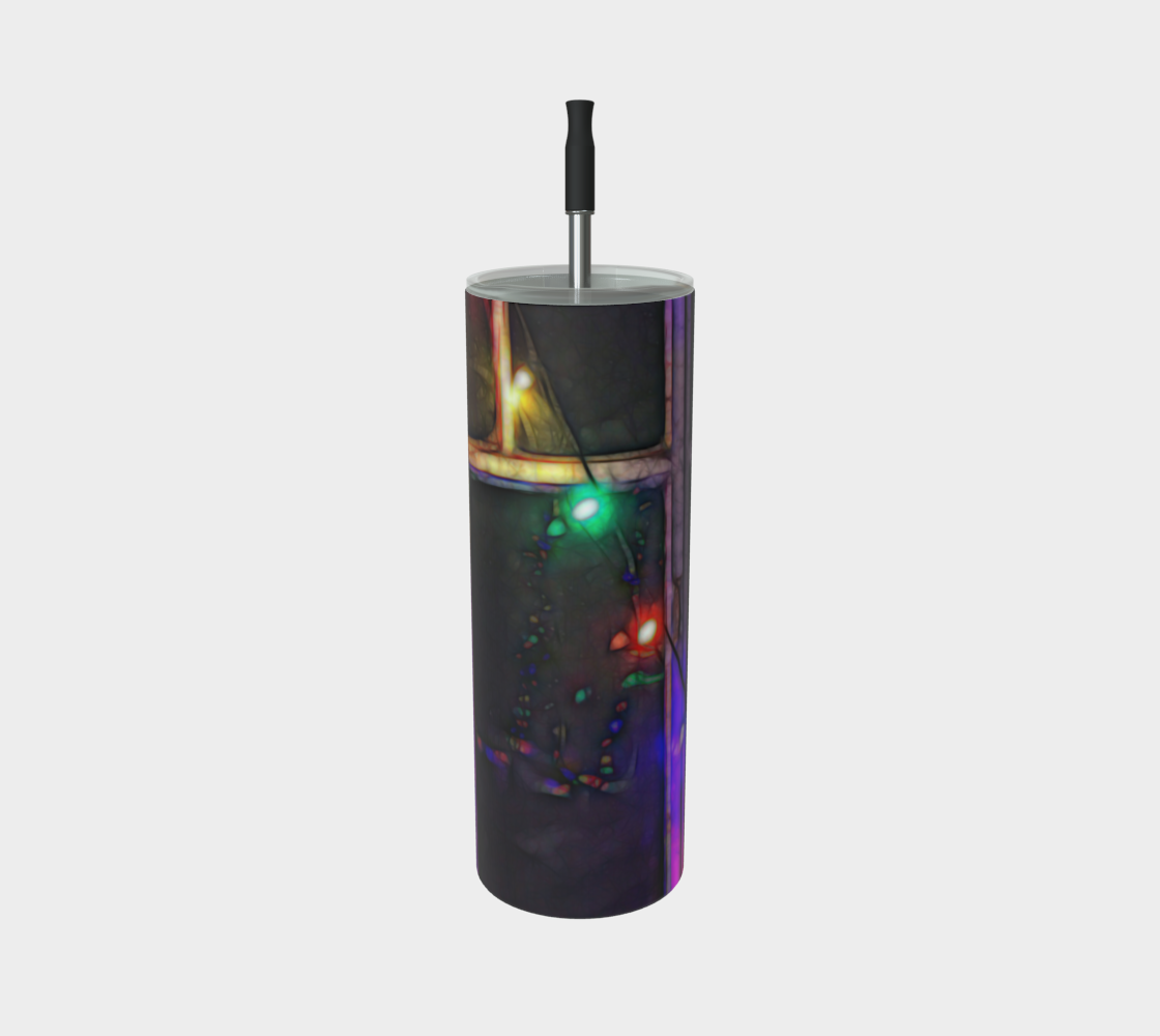 Christmas Light Refraction Stainless Steel Tumbler