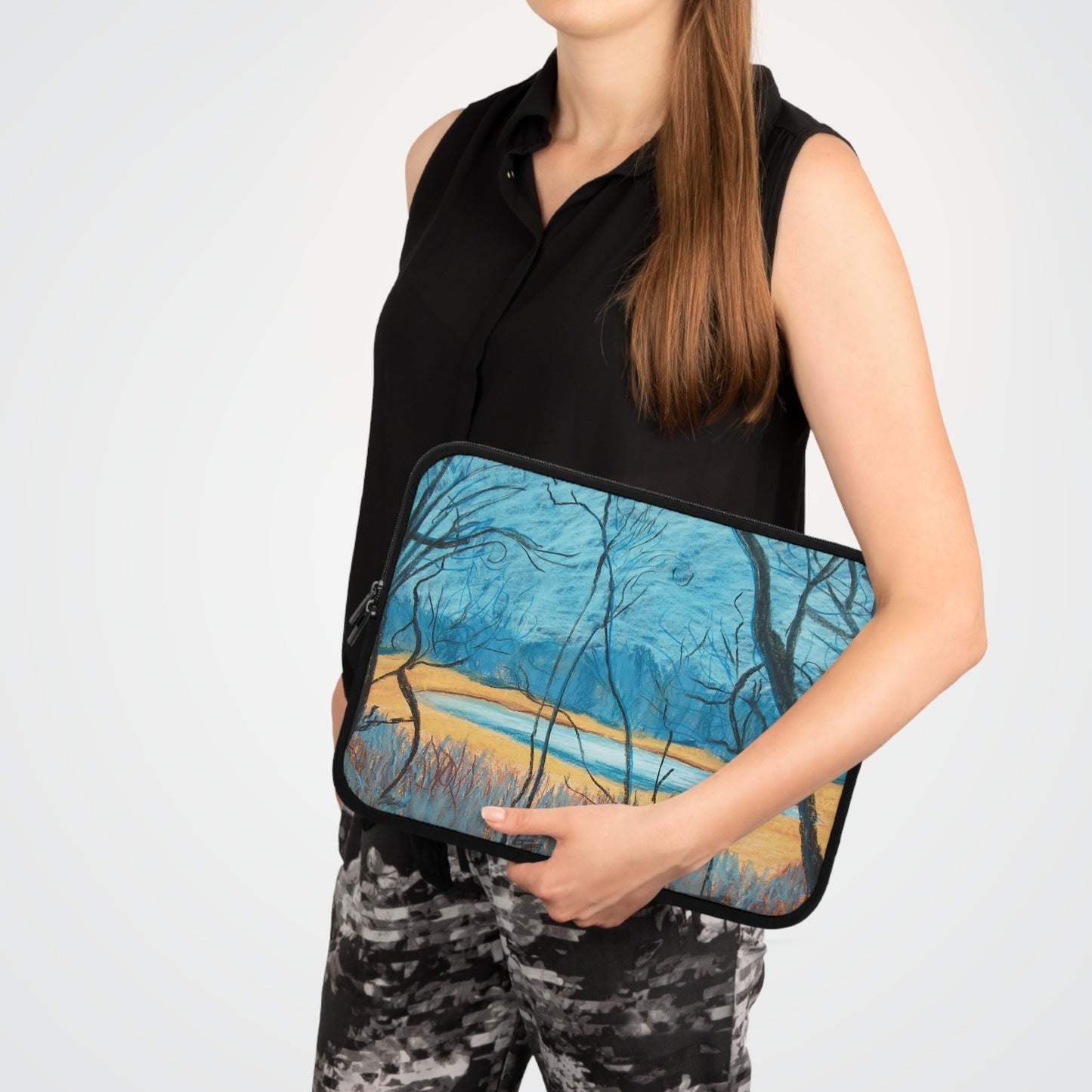 Marsh Lake Pastel Laptop Sleeve