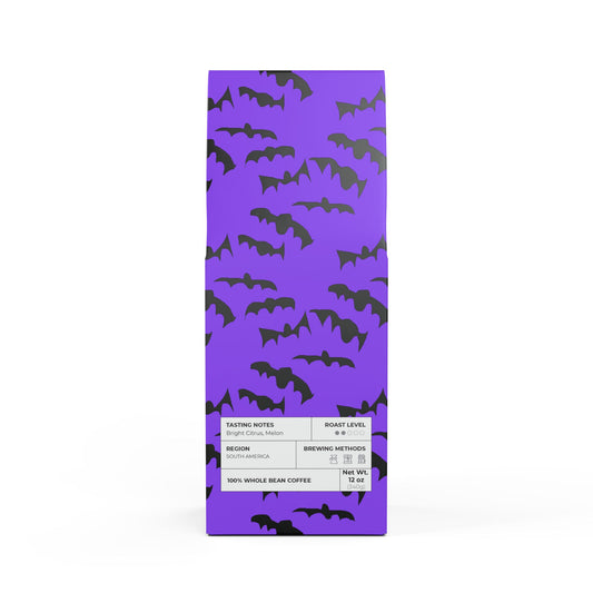 Bats Pattern Party Favor Colombia Single Origin Coffee (Light-Medium Roast)