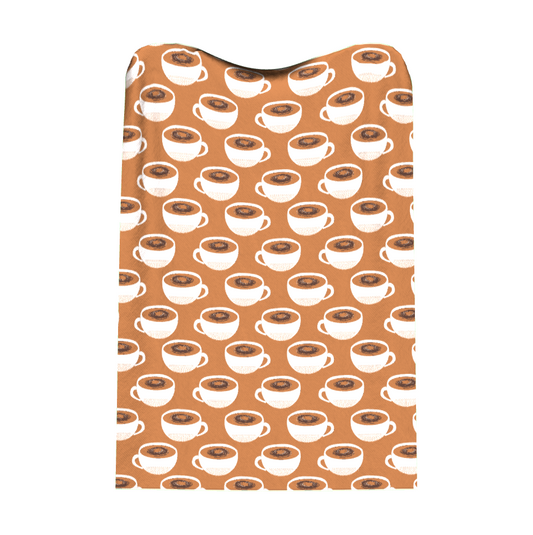 Coffee on Coffee Knit Throw Blanket
