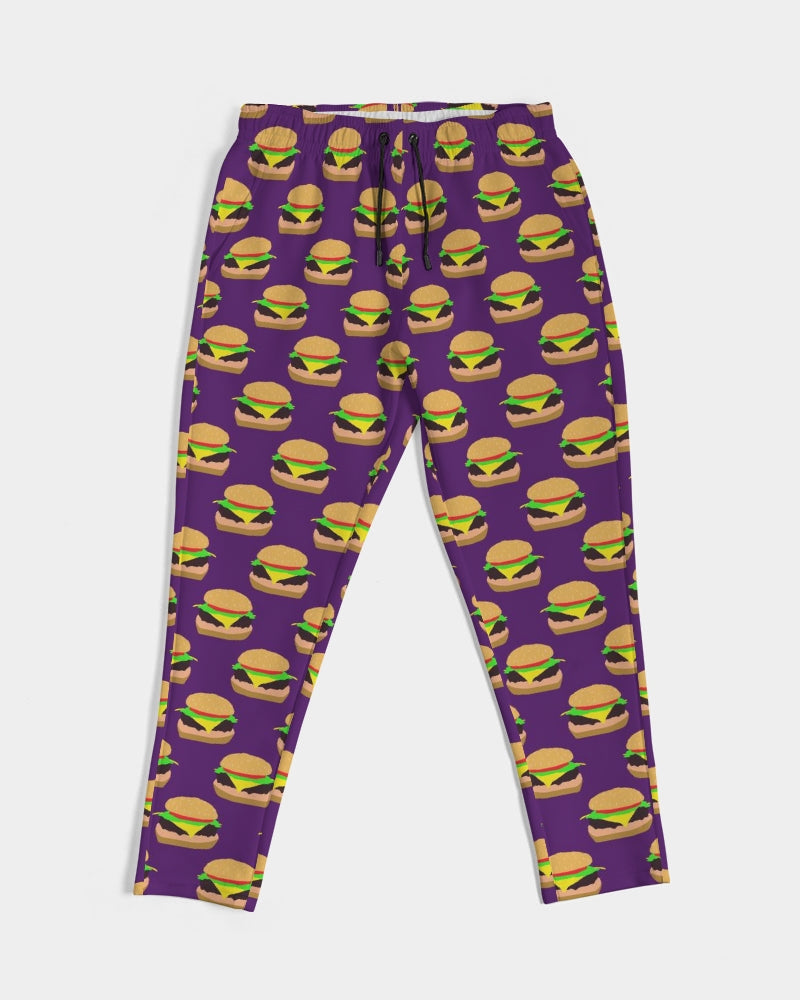 Cheeseburger Pattern Men's All-Over Print Joggers