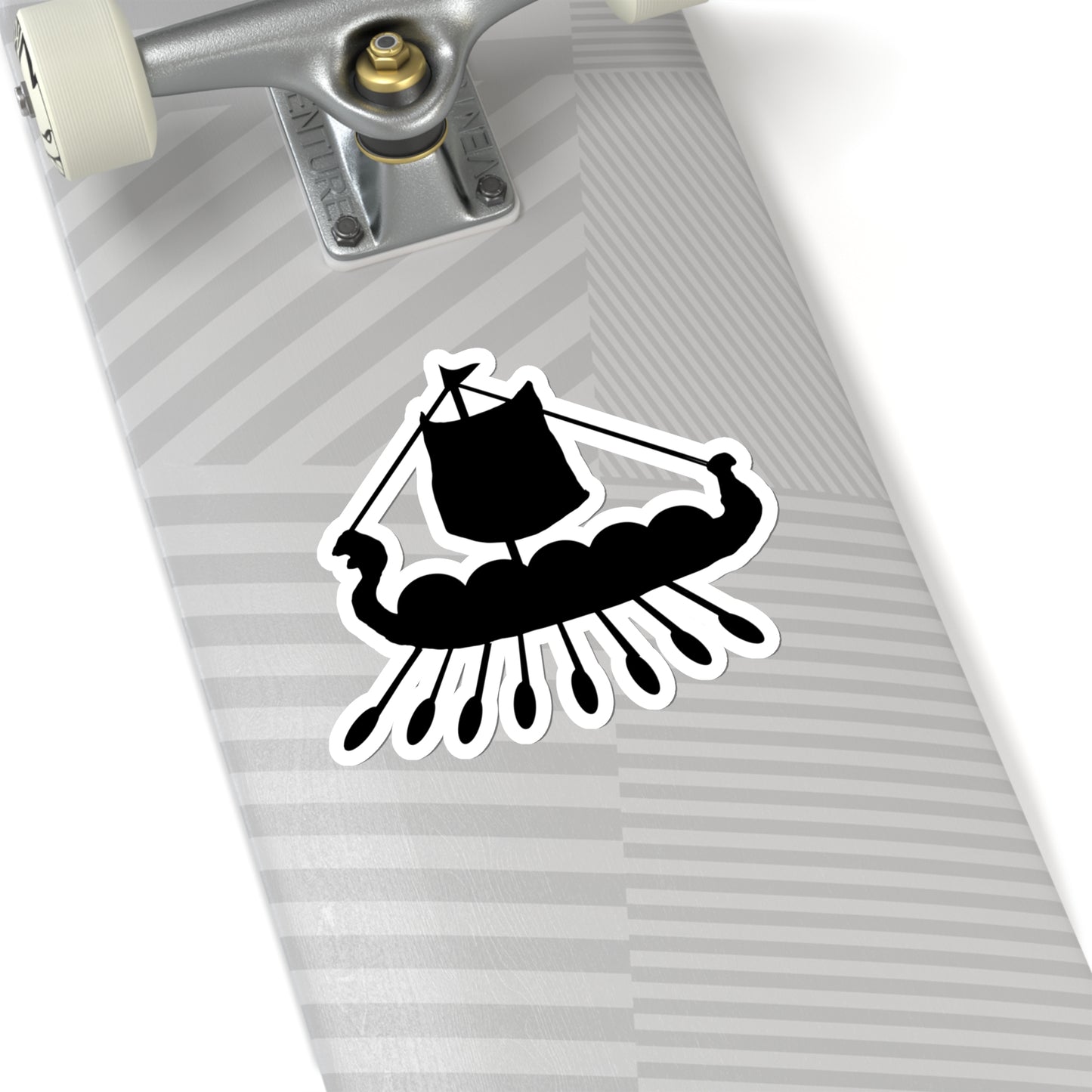 Viking Ship Kiss-Cut Stickers