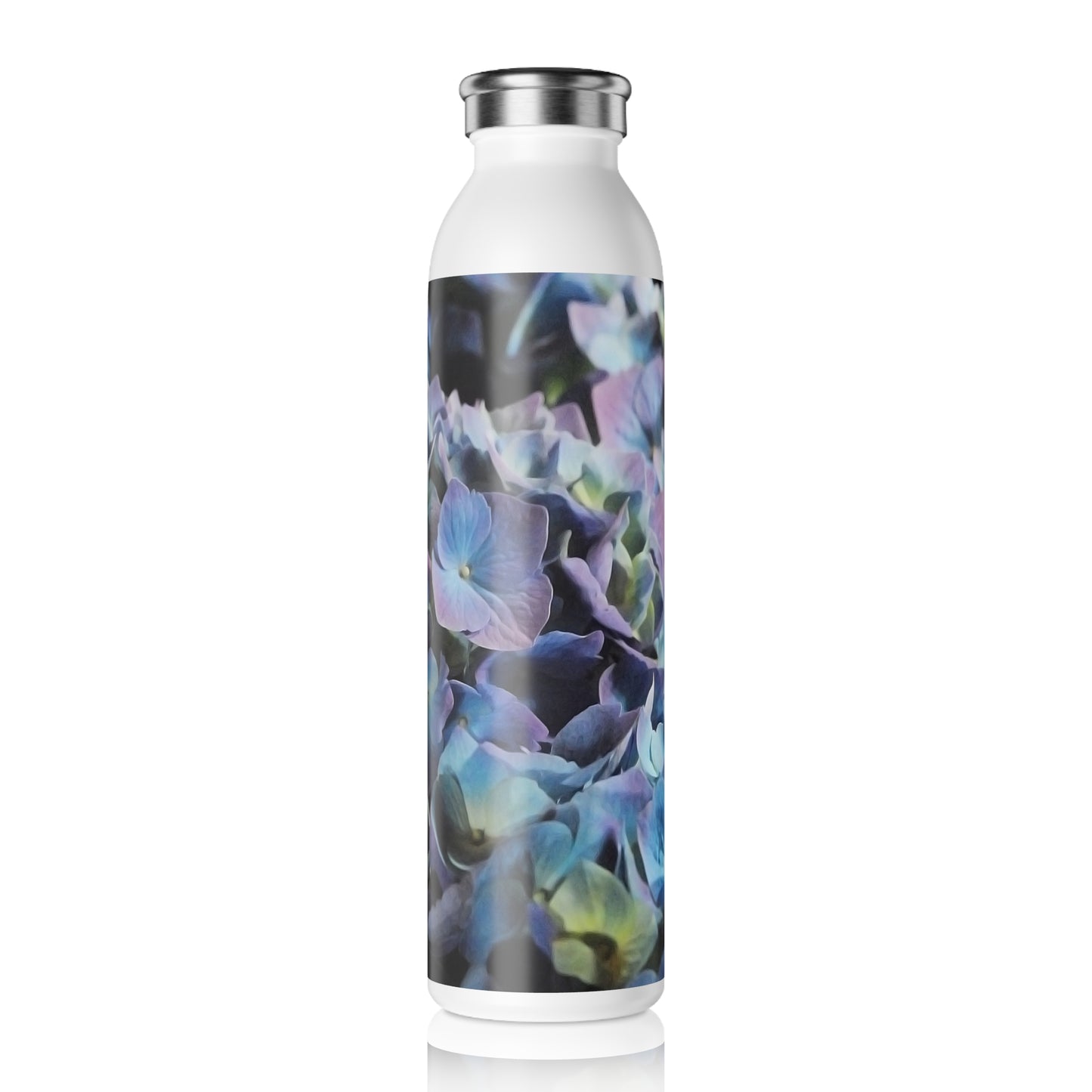 Blue and Purple Hydrangea Group Slim Water Bottle, Eco-Friendly Hydration, Stylish Drinkware, Floral Design Water Bottle, Perfect for Outdoor [...]