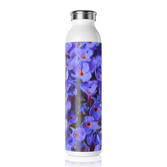 Butterfly Flower Slim Water Bottle | Reusable Hydration, Eco-Friendly Gifts, Summer Accessories, Fitness Gear, Travel Essentials