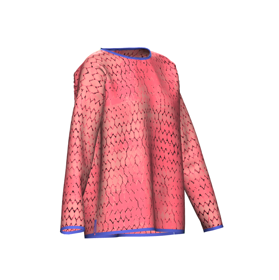 Pink Dragon Scales Sweater