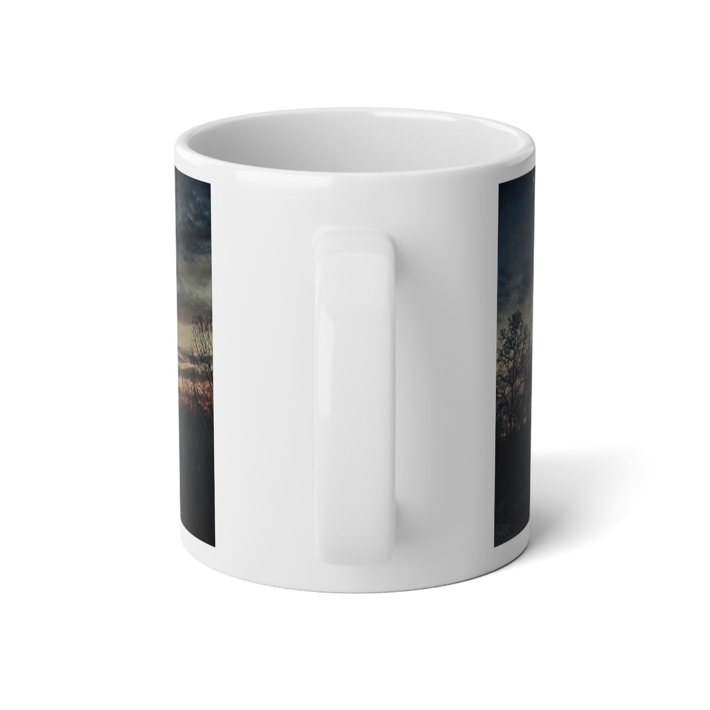 Twilight In November Jumbo Mug, 20oz | Perfect for Coffee Lovers, Nature Enthusiasts, Great Gift for Birthdays, Relaxing Mornings, Cozy Evenings