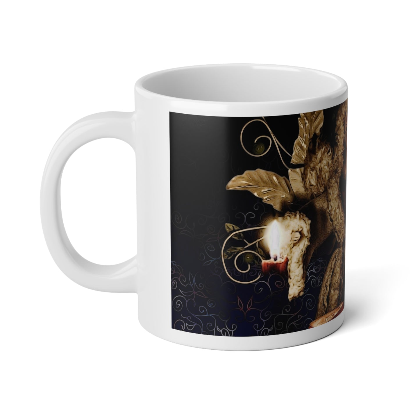 20oz Holiday Angel Candle Jumbo Mug