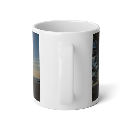 Nine Oclock Sunrise Jumbo Mug | 20oz Coffee Cup, Relaxing Home Decor, Gift for Coffee Lovers, Nature Lovers, Gift for Tea Lovers