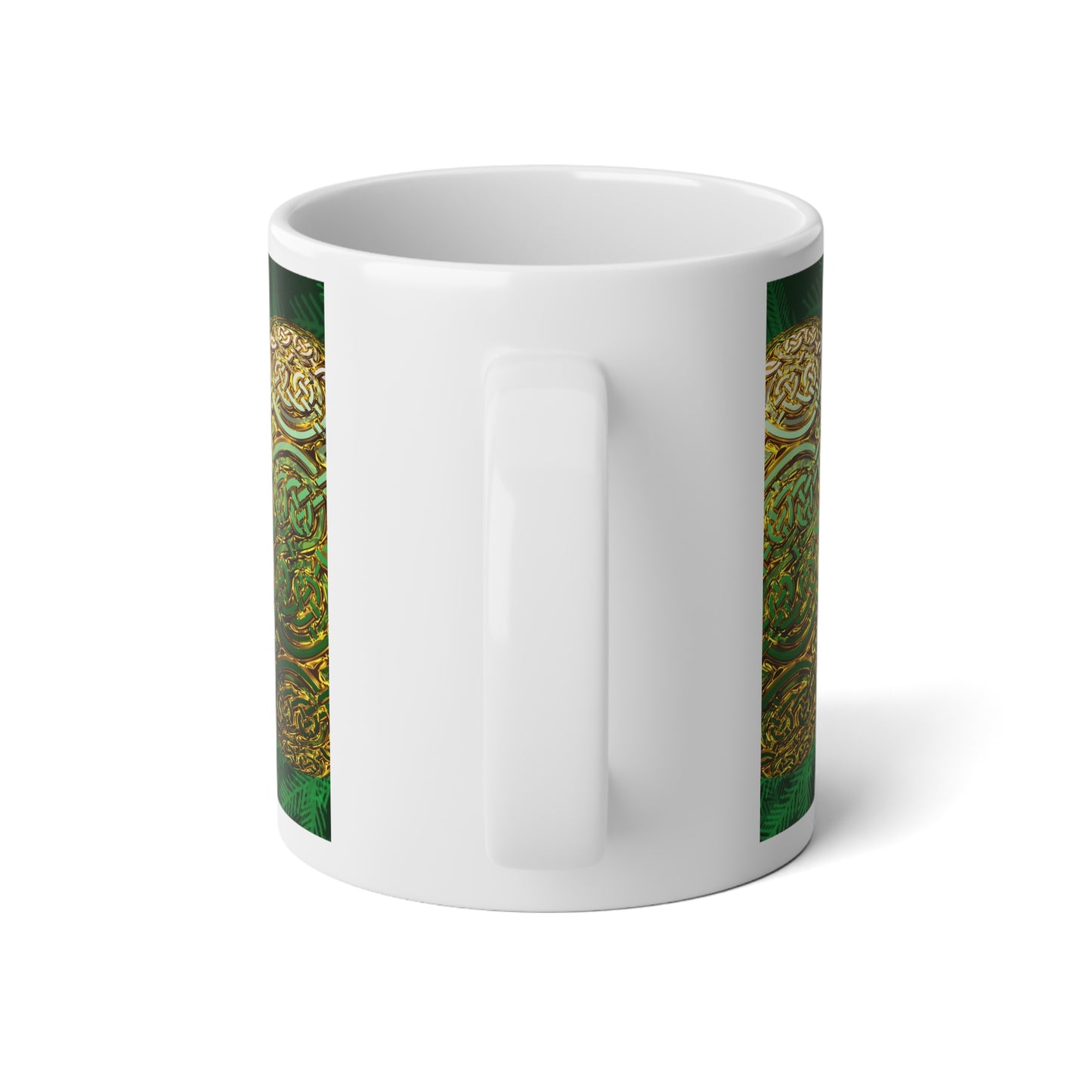 Celtic Knot Orb Jumbo Mug — 20oz Coffee Cup