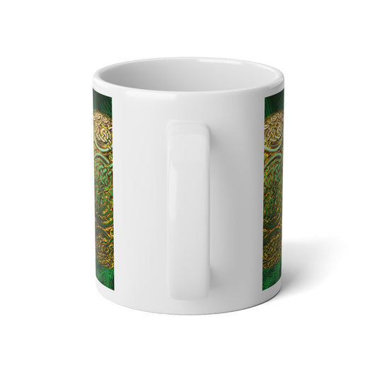 Celtic Knot Orb Jumbo Mug — 20oz Coffee Cup