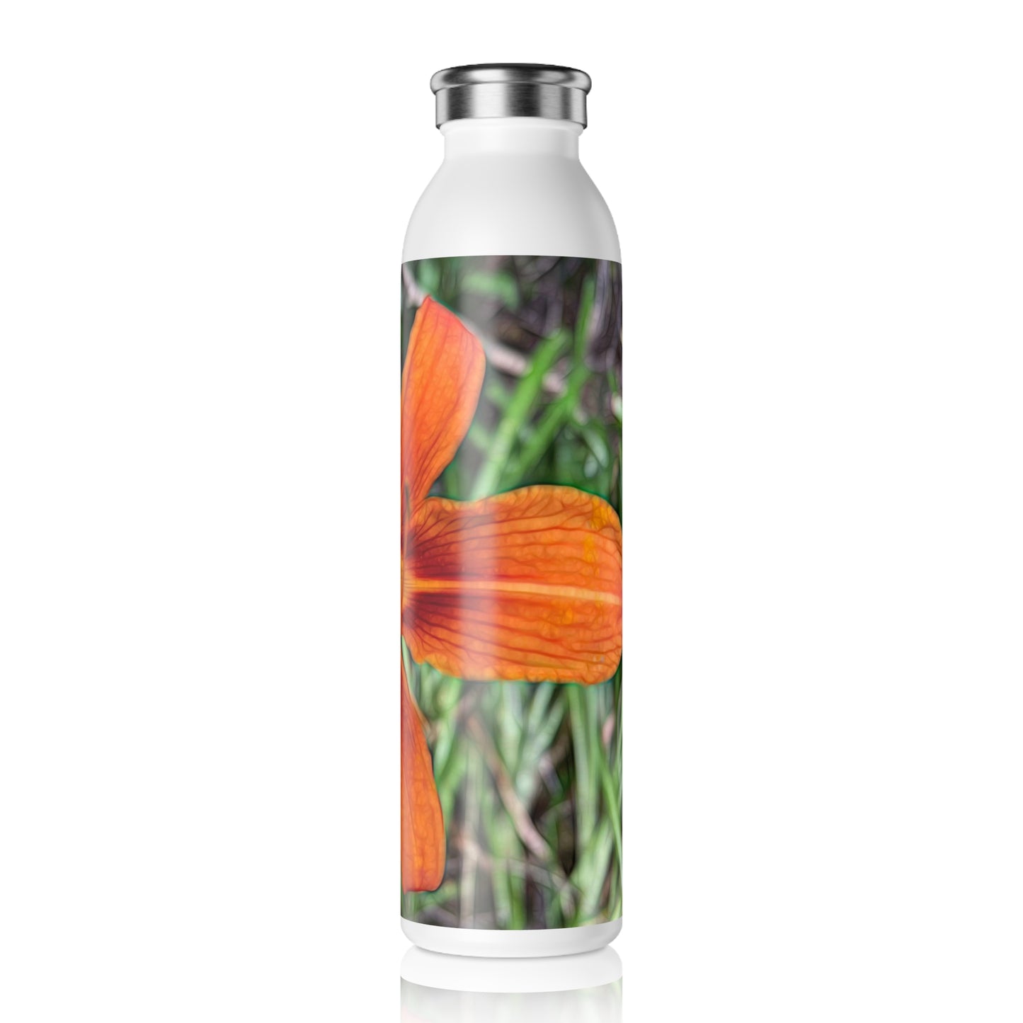 Late June Tiger Lily Slim Water Bottle, Hydration Bottle, Eco-Friendly Drinkware, Gift for Nature Lovers, Motivational Fitness Bottle, [...]