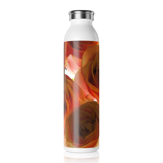 Pastel Pink and Orange Roses Slim Water Bottle with Rose Design, Eco-Friendly Hydration Container, Perfect Gift for Flower Lovers, Stylish Hydration on the [...]