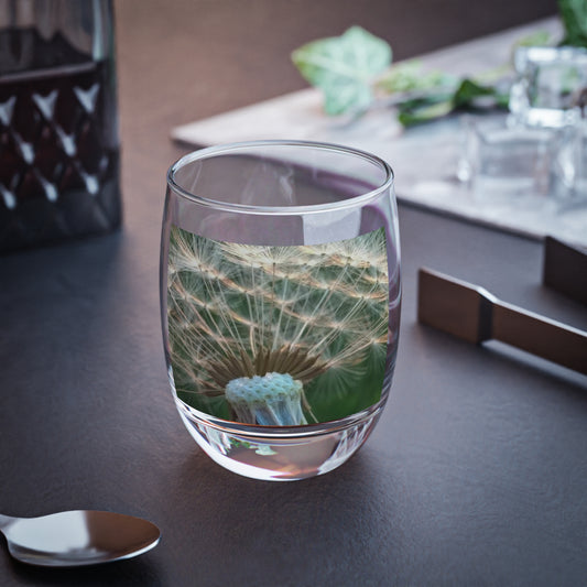 Dandelion Wish Whiskey Glass