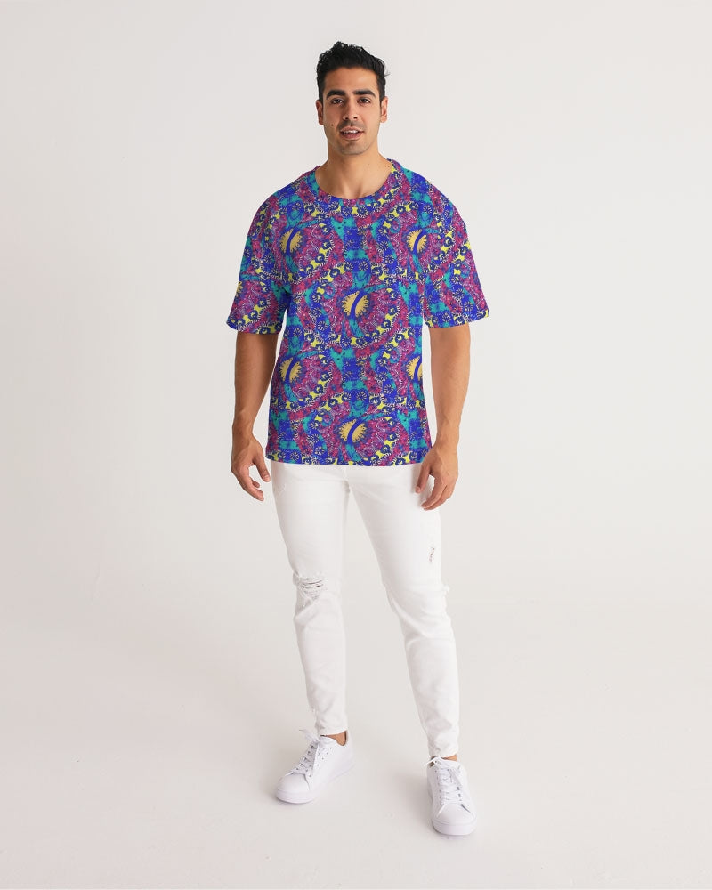 Caribbean Grafitti Men's All-Over Print Premium Heavyweight Tee