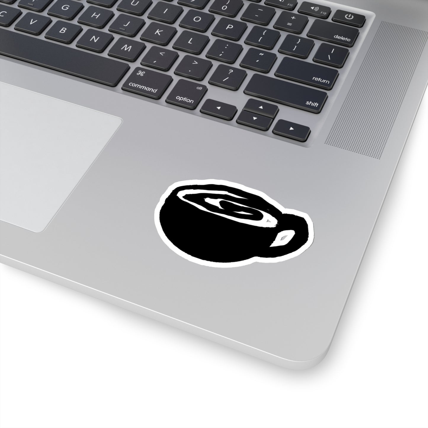 Coffee Swirl Kiss-Cut Stickers