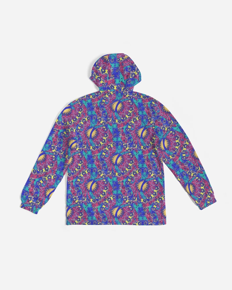 Caribbean Grafitti Men's All-Over Print Windbreaker