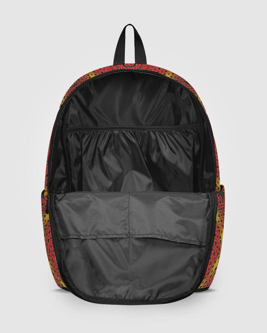 Celtic Orange Spiral Back To Basics School Backpack