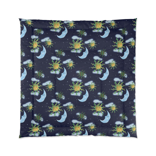 Antique Sun and Moon Comforter —  Bedding for Kids & Teens