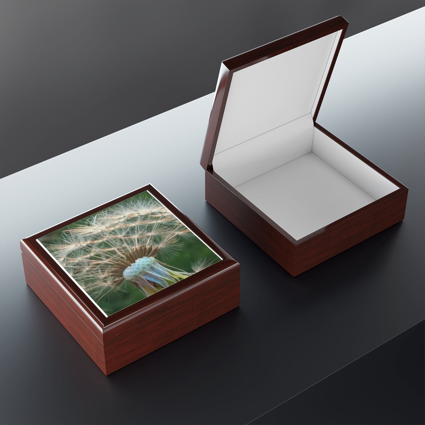 Dandelion Wish Jewelry Box