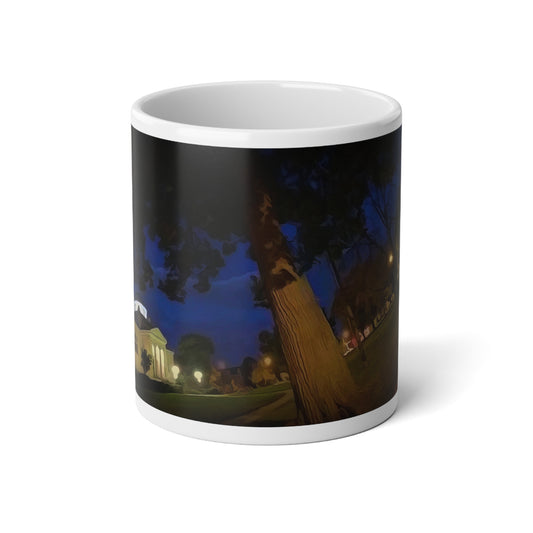 Night at The Library Jumbo Mug, 20oz | Cozy Coffee Cup for Relaxing Evenings, Gift for Nature Lovers, Home Décor Idea, Coffee Lovers
