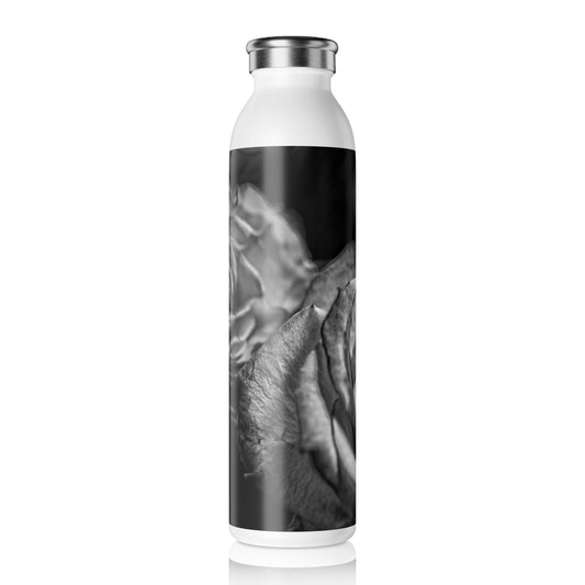 Black and White Tea Roses Slim Water Bottle - Floral Design, Eco-Friendly Hydration, Perfect for Gym, Yoga, Travel, Gifts for Her, Black and White Rose [...]