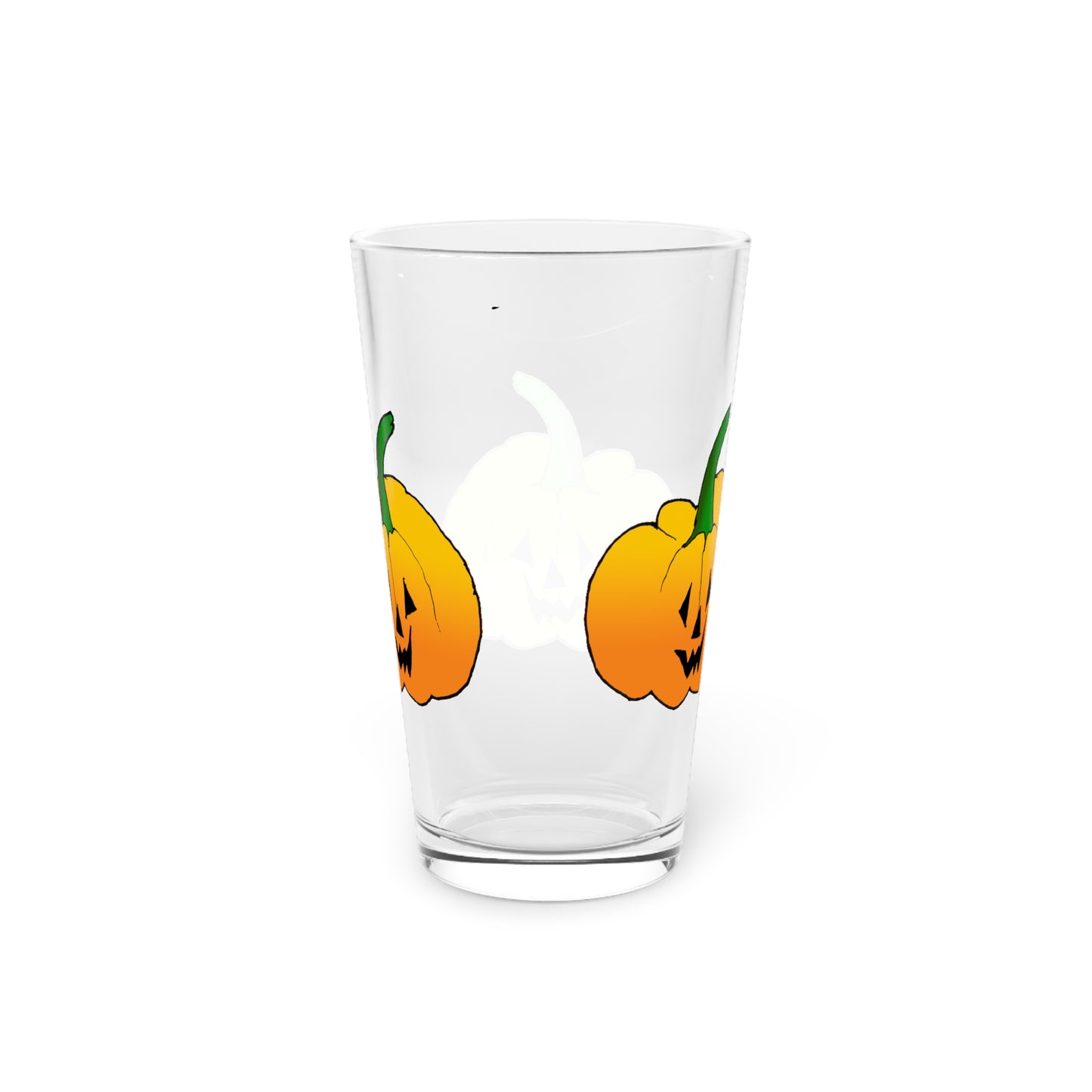 Jack O Lantern Pint Glass, 16oz