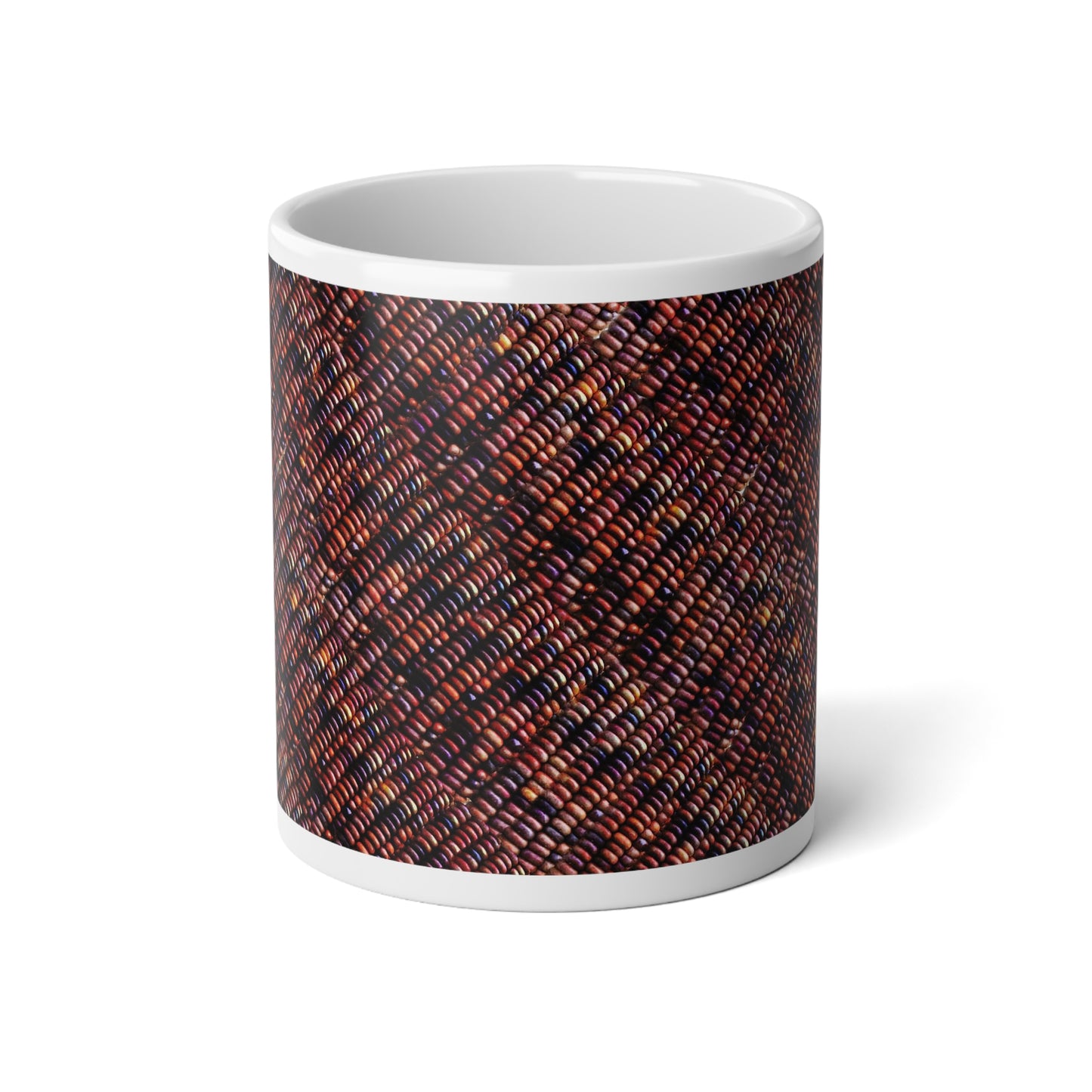 Indian Corn Jumbo Coffee Mug, 20oz - Unique Art Mug, Perfect for Gifting, Home Decor, Office Use, Birthday, and Holiday Celebrations