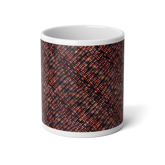 Indian Corn Jumbo Coffee Mug, 20oz - Unique Art Mug, Perfect for Gifting, Home Decor, Office Use, Birthday, and Holiday Celebrations