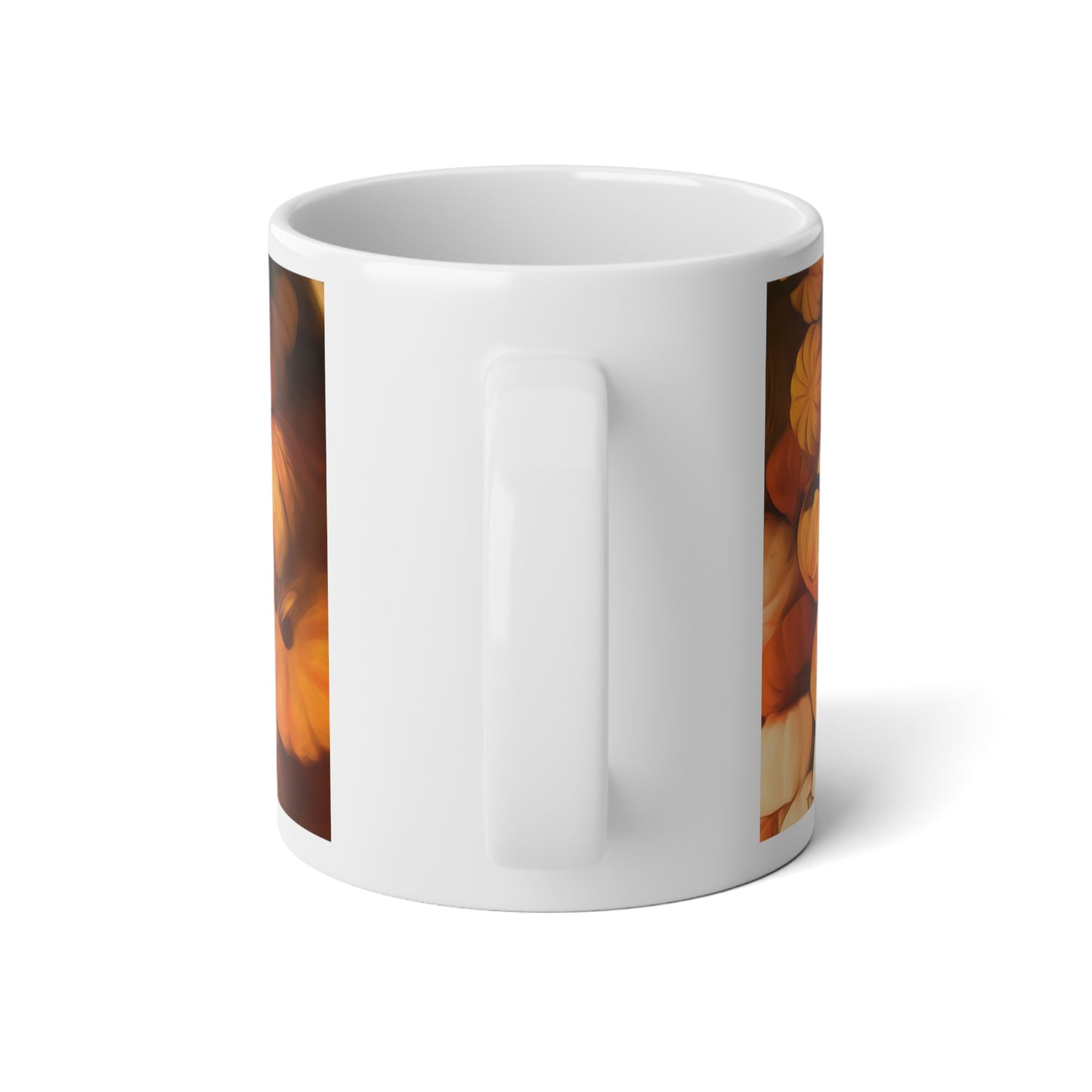 Pumpkin Spice Jumbo Mug, Cozy Fall Coffee Cup, Autumn Decor, Halloween Gift, Pumpkin Lover Mug, 20oz Ceramic