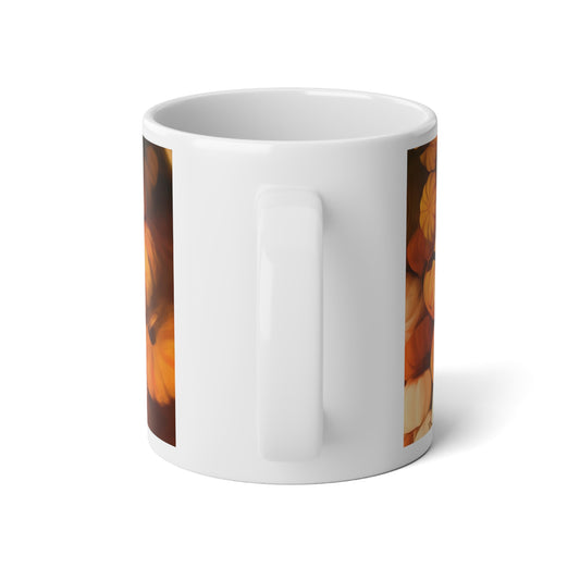 Pumpkin Spice Jumbo Mug, Cozy Fall Coffee Cup, Autumn Decor, Halloween Gift, Pumpkin Lover Mug, 20oz Ceramic