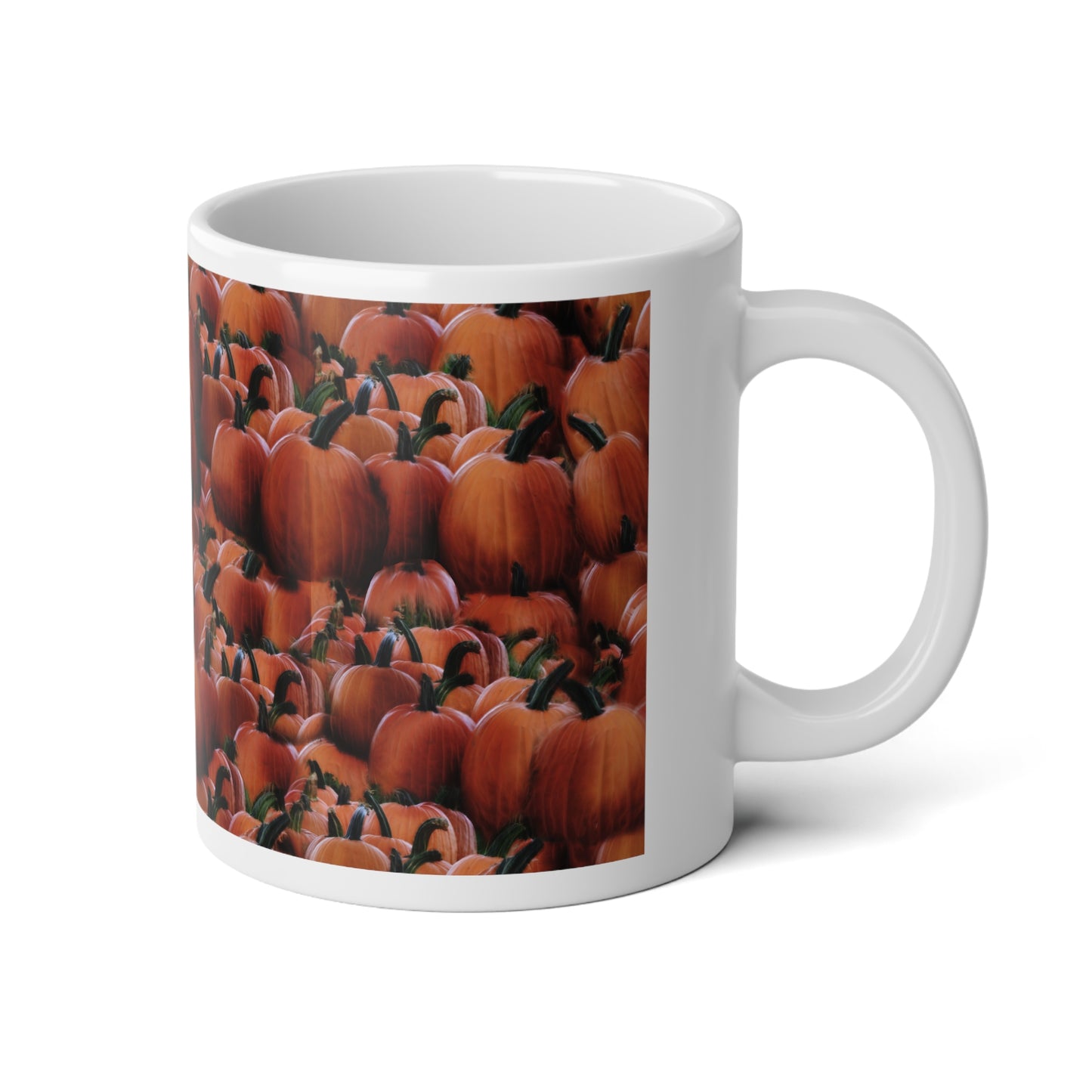 Cozy Pumpkin Jumbo Mug, 20oz | Fall Decor, Pumpkin Lover Gift, Autumn Coffee Cup, Halloween Mug, Thanksgiving Kitchenware