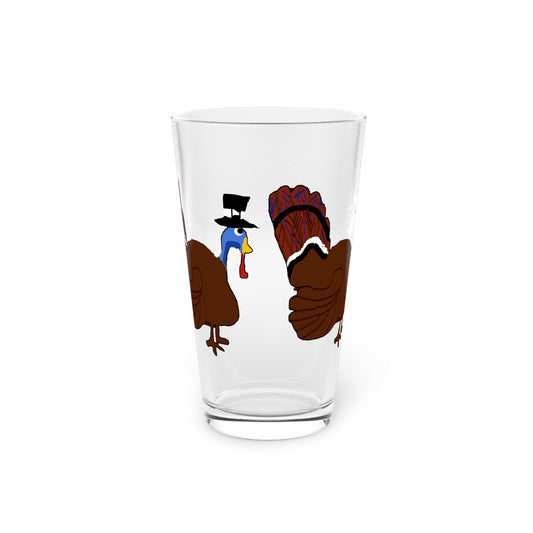 Turkey Day Pint Glass, 16oz